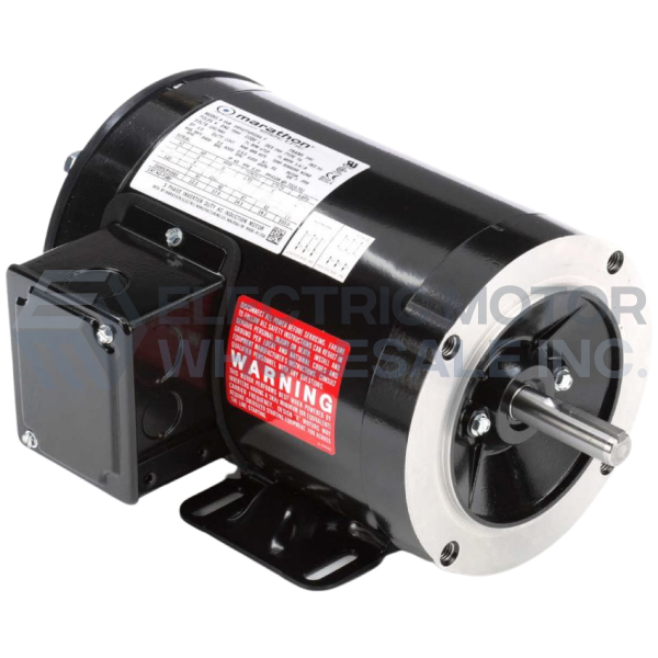 Image for 3/4HP MARATHON 1725RPM 56C TENV 3PH MOTOR Y281